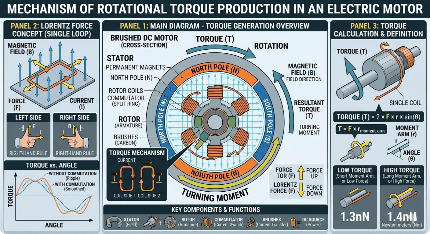 motor torque concept diagram