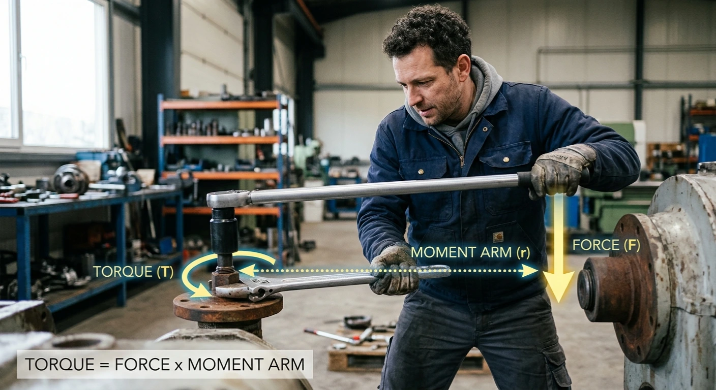 torque formula wrench example