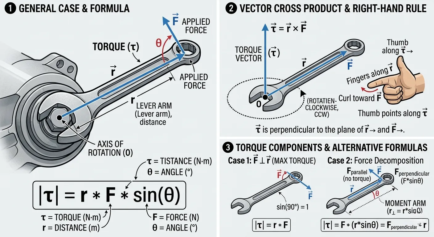 torque formula diagram