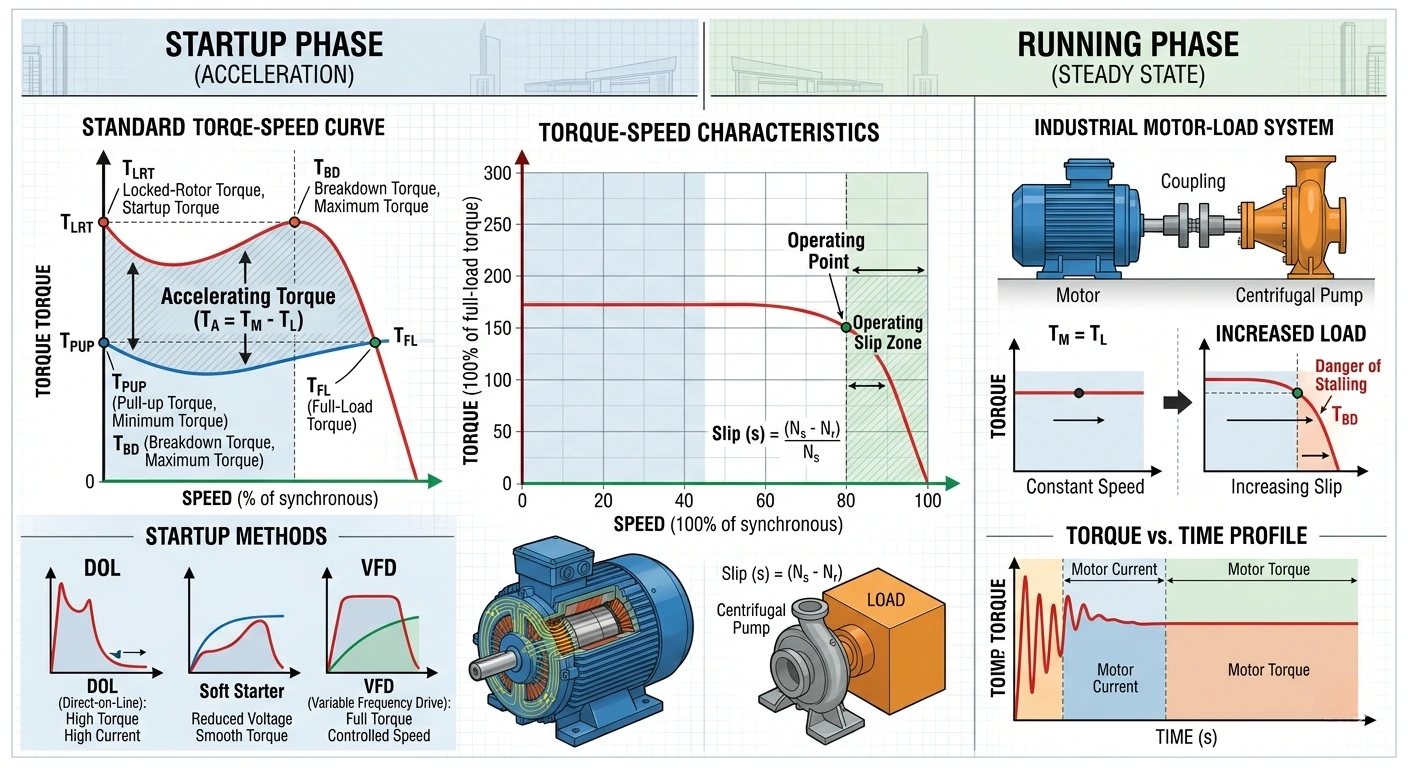 industrial machine showing static and dynamic torque application