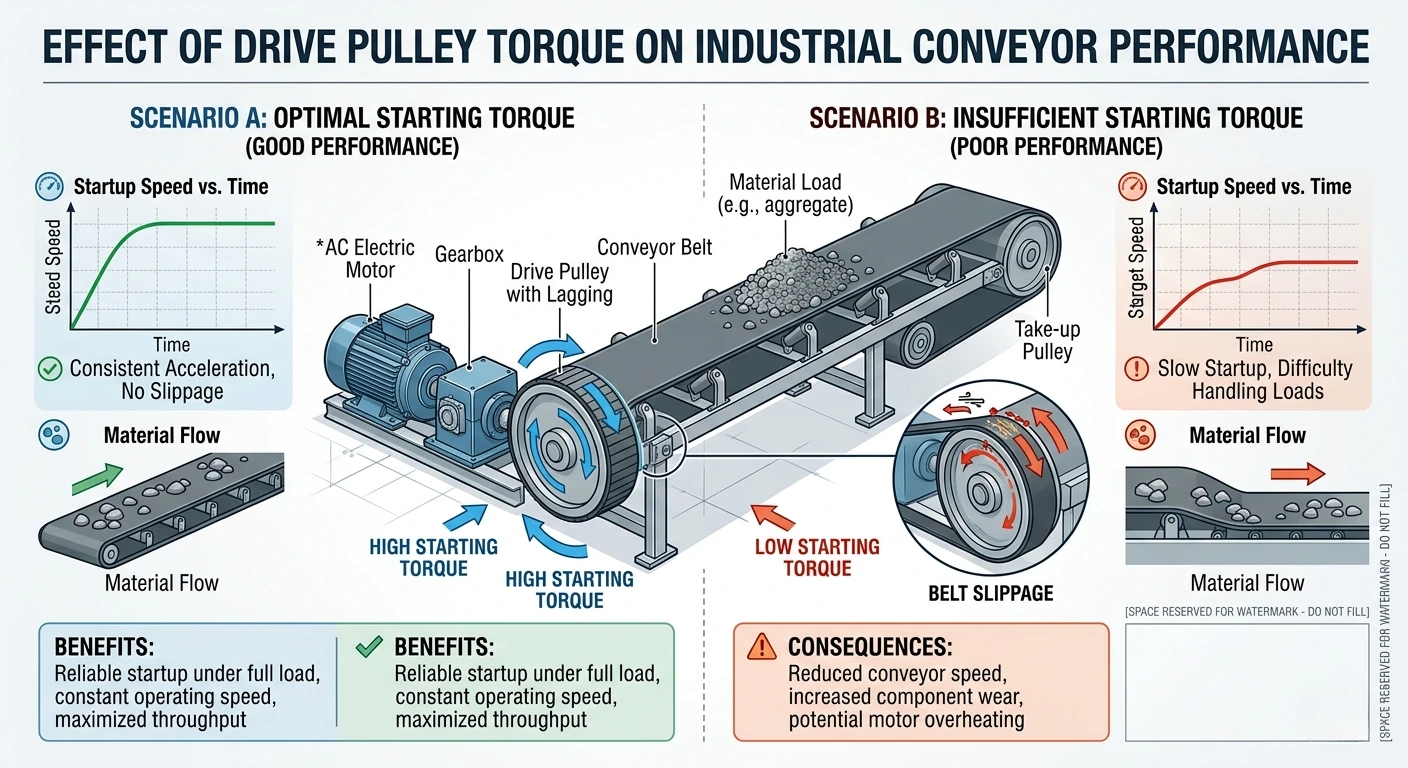industrial machine torque application