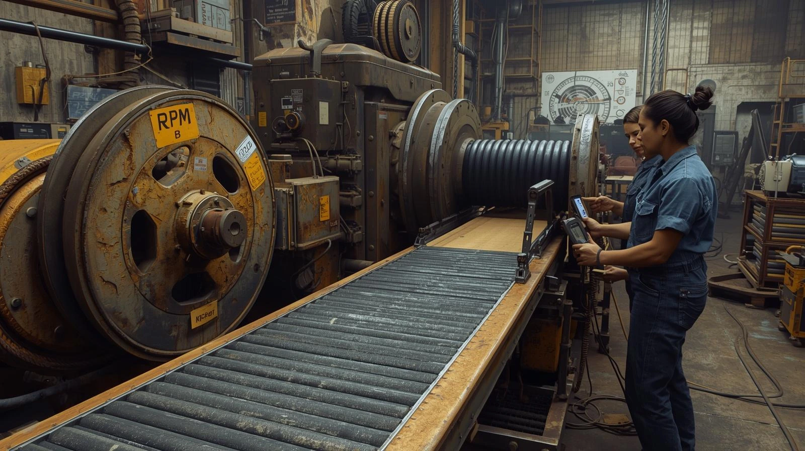belt speed calculation formula in industrial conveyor system