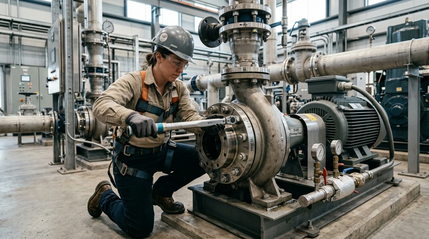 Bolt torque vs preload in industrial maintenance